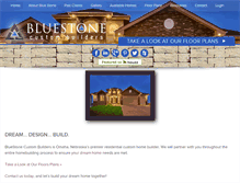 Tablet Screenshot of bluestonecustombuilders.com